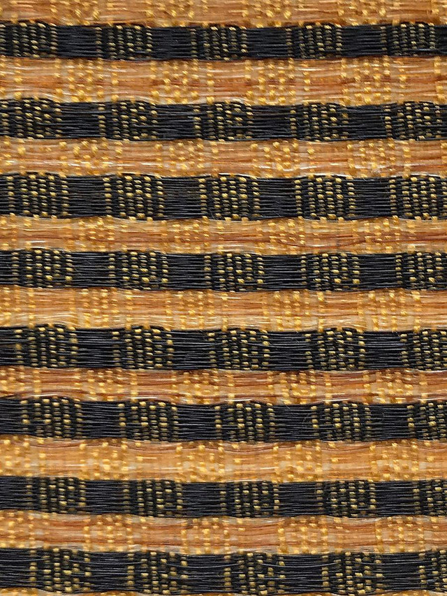 Scalamandre Dales Horsehair Black / Yellow Fabric