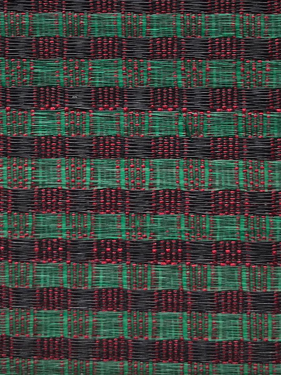 Scalamandre Dales Horsehair Red / Green / Black Fabric