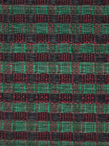 Scalamandre Dales Horsehair Red / Green / Black Fabric