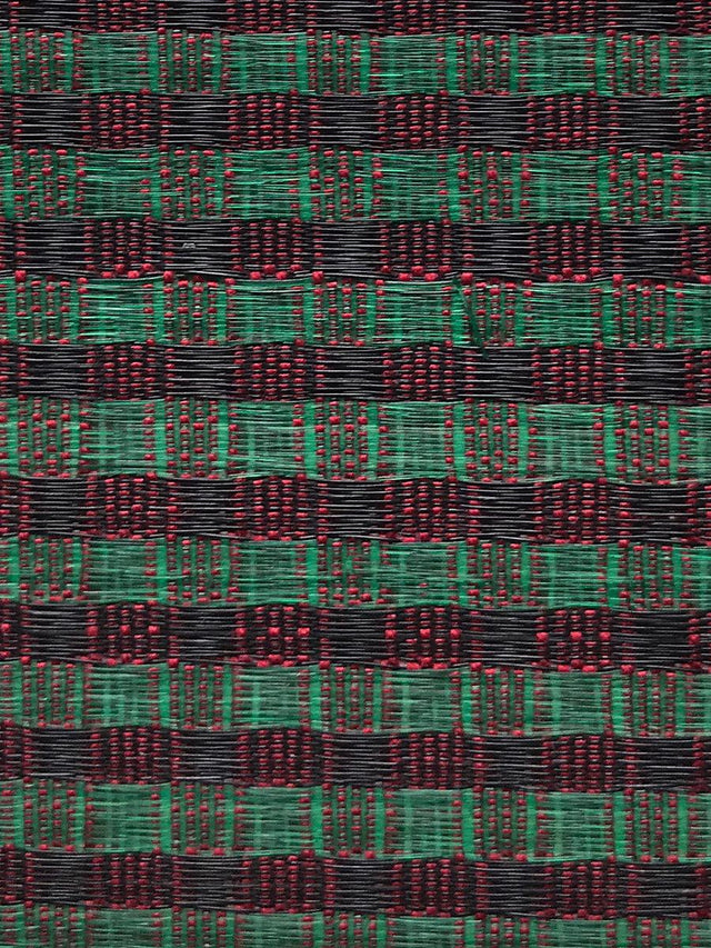 Scalamandre Dales Horsehair Red / Green / Black Fabric