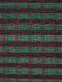 Scalamandre Dales Horsehair Red / Green / Black Fabric
