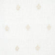 Schumacher Maria Embroidery Ivory Fabric
