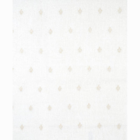 Schumacher Maria Embroidery Ivory Fabric