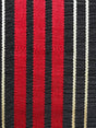 Scalamandre Ardennais Silk Horsehair Black / Red / Beige Fabric