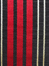 Old World Weavers Ardennais Silk Horsehair Black / Red / Beige Upholstery Fabric