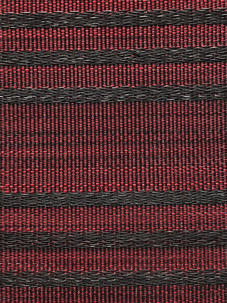 Old World Weavers LUSITANO HORSEHAIR BURGUNDY / BLACK Fabric