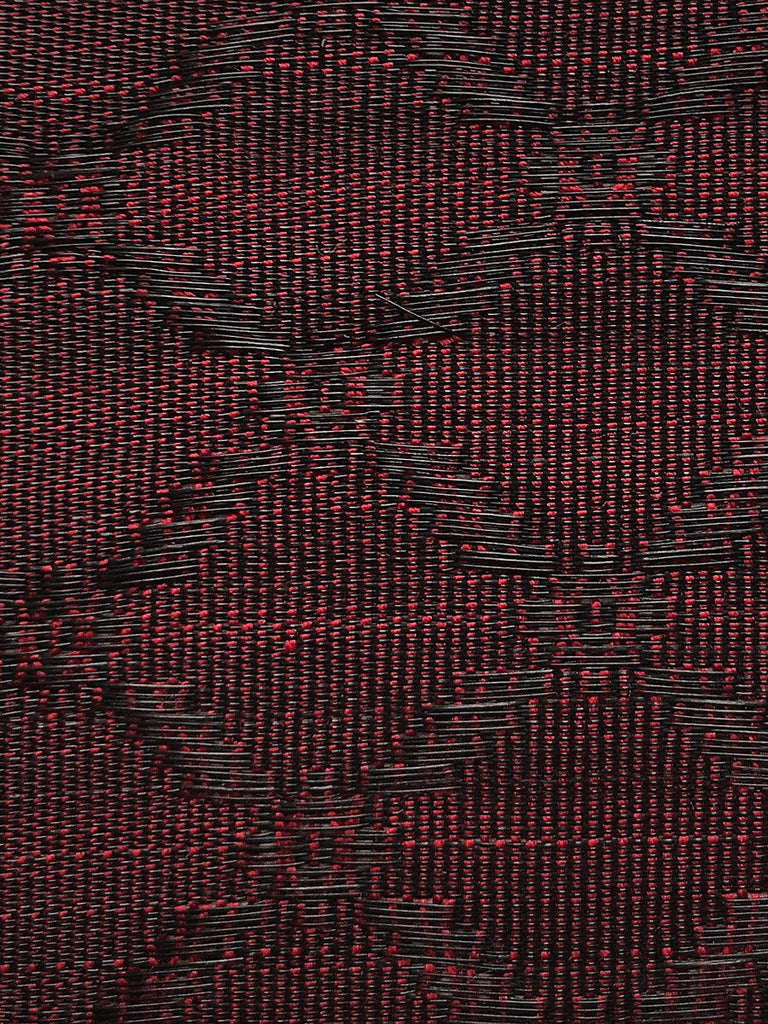 Old World Weavers JUTLAND HORSEHAIR RED / BLACK Fabric