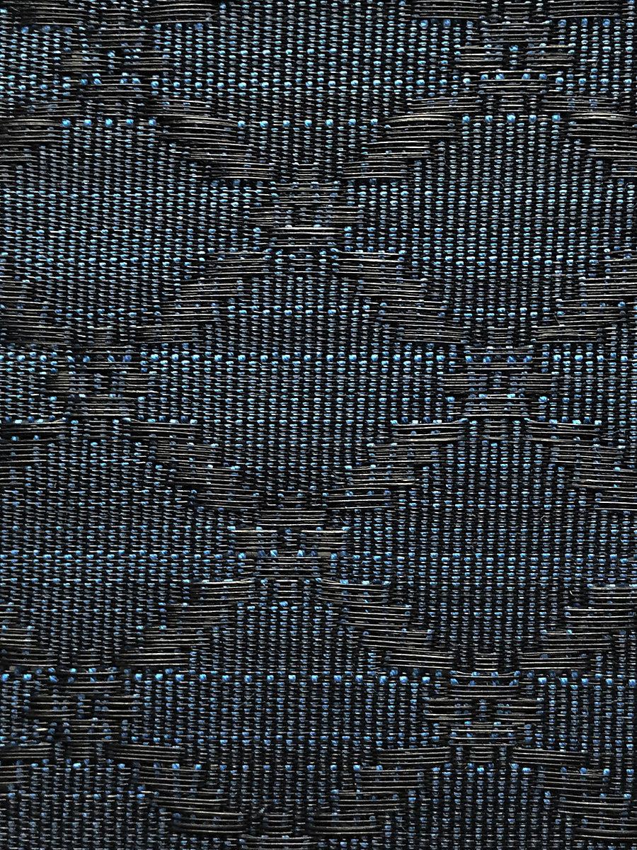 Scalamandre Jutland Horsehair Blue / Black Fabric