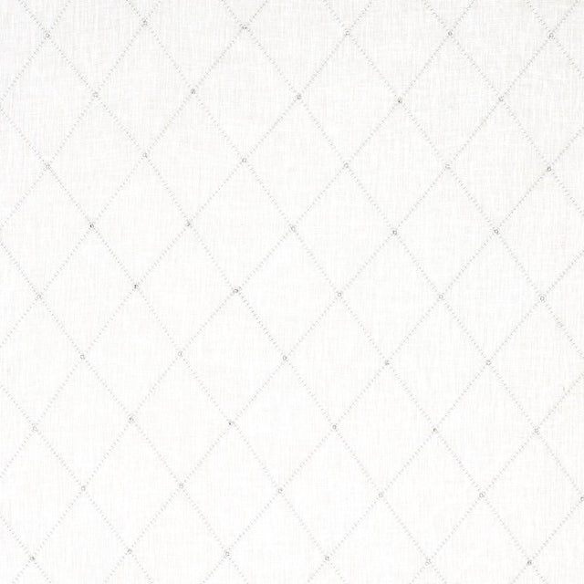 Schumacher Marquise Embroidered Sheer Pearl Fabric