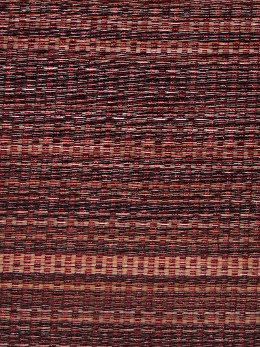 Scalamandre Selle Horsehair Red / Grey Fabric