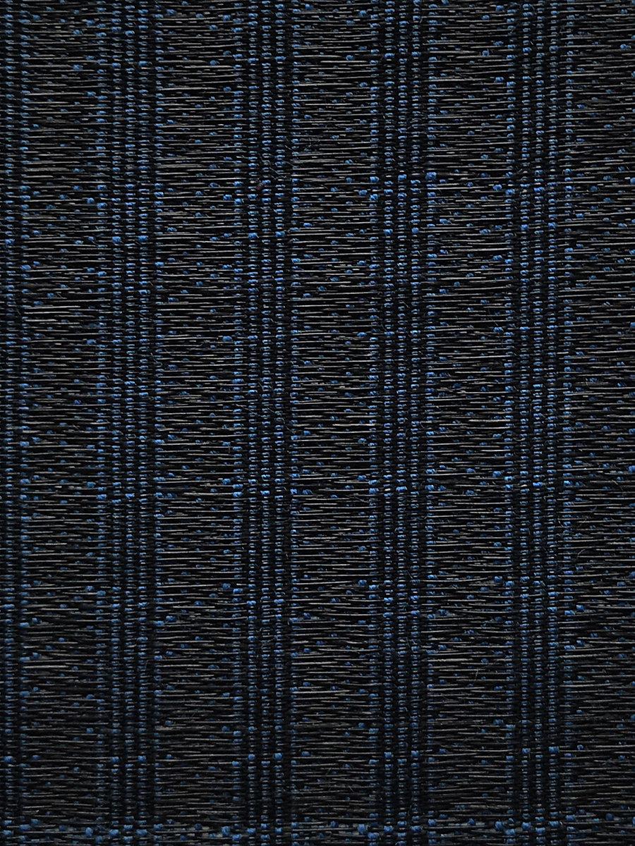 Scalamandre Oldenburg Horsehair Blue / Black Fabric