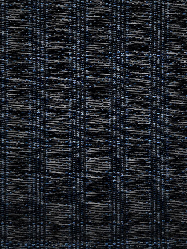 Scalamandre Oldenburg Horsehair Blue / Black Fabric