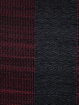 Scalamandre Fredericksborg Horsehair Black / Burgundy Fabric