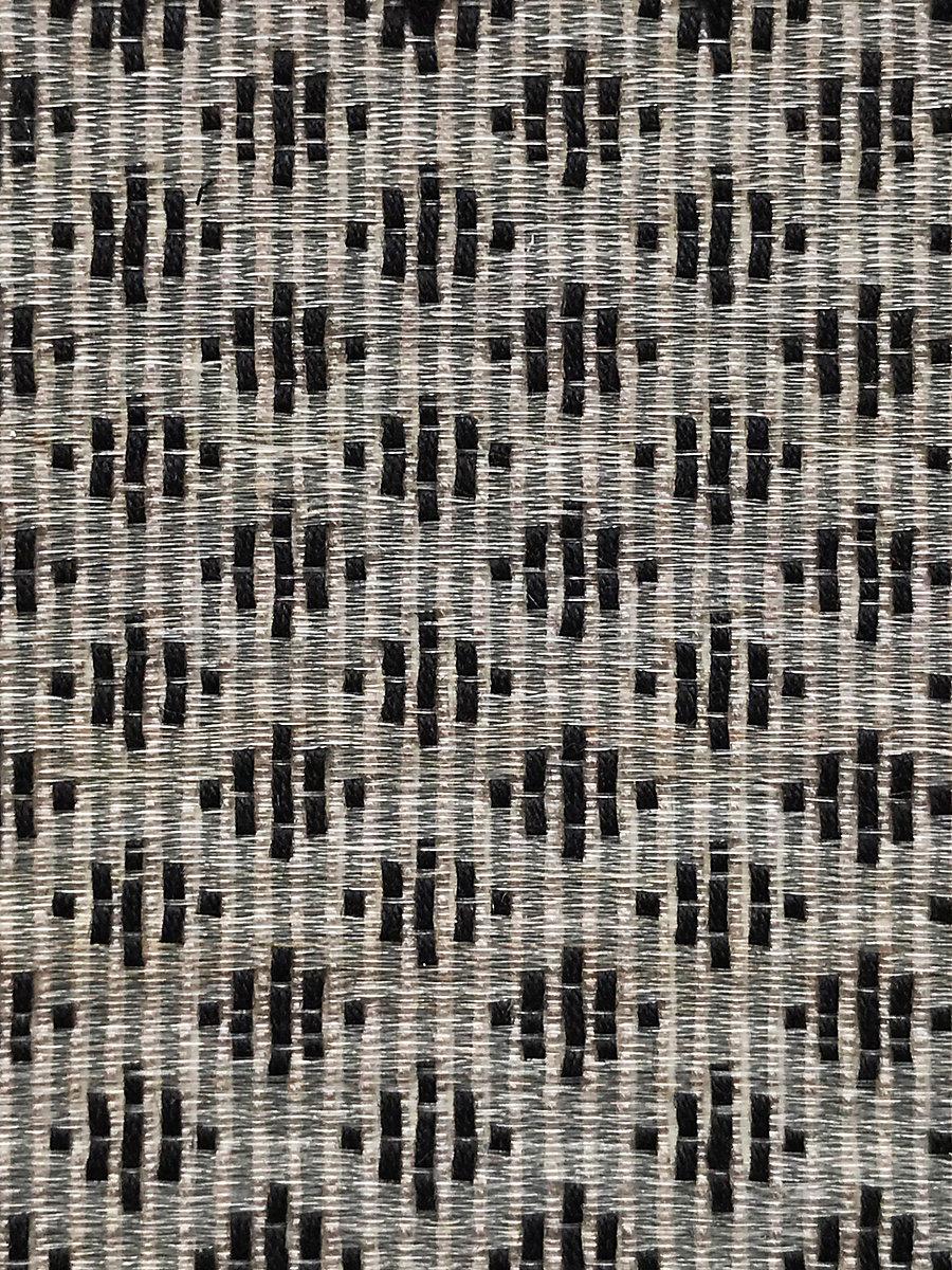 Scalamandre Appaloosa Horsehair Gray / Black Fabric
