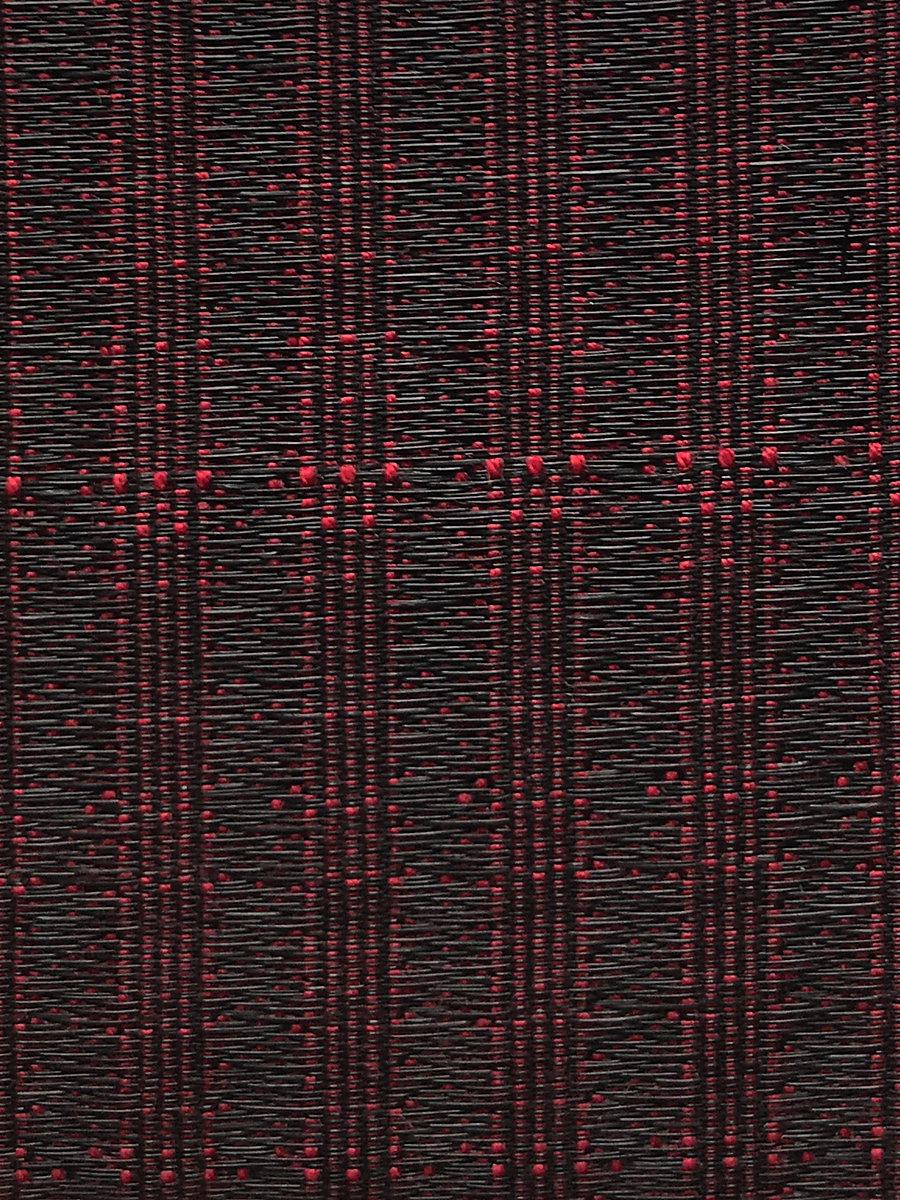 Scalamandre Oldenburg Horsehair Red / Black Fabric