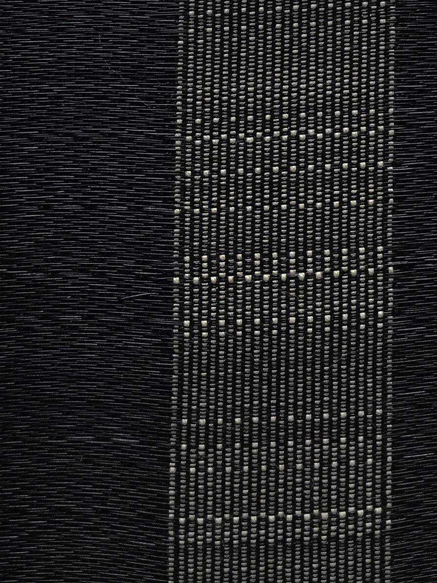 Scalamandre Fredericksborg Horsehair Black / White Fabric