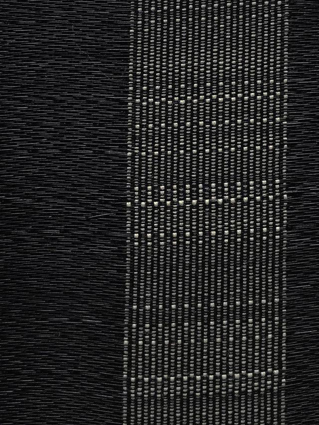 Scalamandre Fredericksborg Horsehair Black / White Fabric