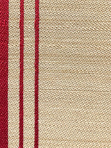 Scalamandre Ardennais Silk Horsehair Red / Beige Fabric