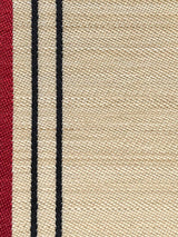 Scalamandre Ardennais Silk Horsehair Beige / Red / Black Fabric
