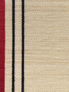 Old World Weavers Ardennais Silk Horsehair Beige / Red / Black Fabric