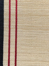Scalamandre Ardennais Silk Horsehair Beige / Black / Red Fabric