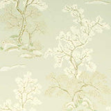 G P & J Baker ORIENTAL TREE PALE AQUA Wallpaper