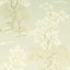 G P & J Baker ORIENTAL TREE PALE AQUA Wallpaper