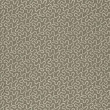 Schumacher Meander Embroidery Peat Fabric