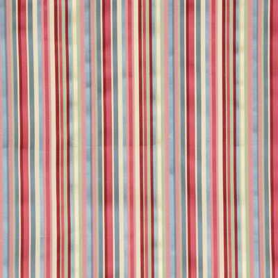 G P & J Baker RAINBOW STRIPE PINK Drapery Fabric