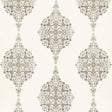 Schumacher Mehndi Linen Print Flax Fabric