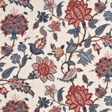 G P & J Baker BAKER'S INDIENNE BLUE/PINK Fabric