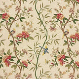 G P & J Baker PEONY & BLOSSOM SAGE/BEIGE Fabric