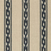 Schumacher Mojave Ikat Stripe Ebony Fabric