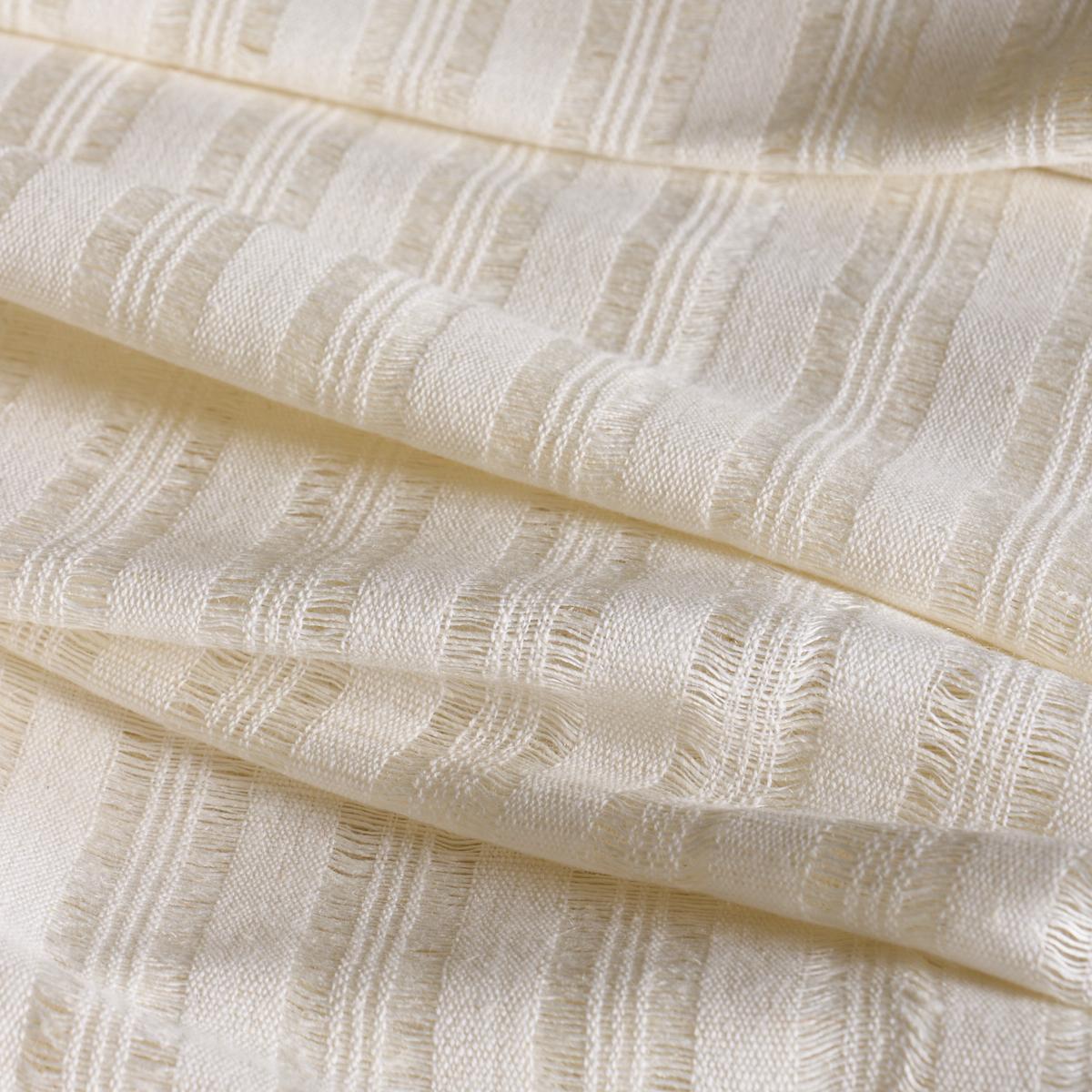 Schumacher Mona Sheer Ivory Fabric