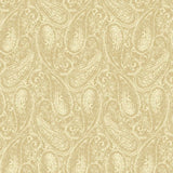 Kasmir Paisley Splatter Champagne Fabric