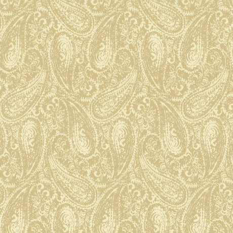 Kasmir Paisley Splatter Champagne Fabric
