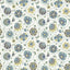 Kasmir Palampore Garden Aquamarine Fabric