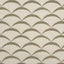Lee Jofa CRESCENT WHITE/TAUPE Fabric