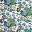 G P & J Baker NYMPHEUS - LINEN AQUA/TEAL Fabric