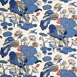 G P & J Baker NYMPHEUS - LINEN INDIGO/MARINE/LINEN Fabric