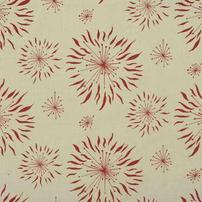 Lee Jofa DANDELION CREAM/RED Fabric