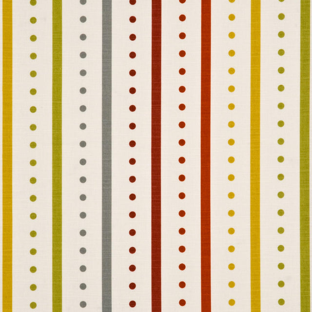 Baker Lifestyle OPERA STRIPE RED/GOLD Drapery Fabric