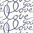 Schumacher Love Blueberry Fabric