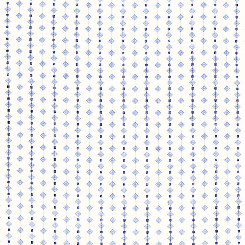 Schumacher Macaroni Blueberry / Sky Fabric