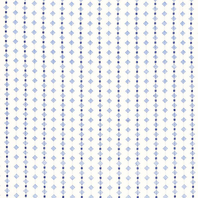 Schumacher Macaroni Blueberry / Sky Fabric