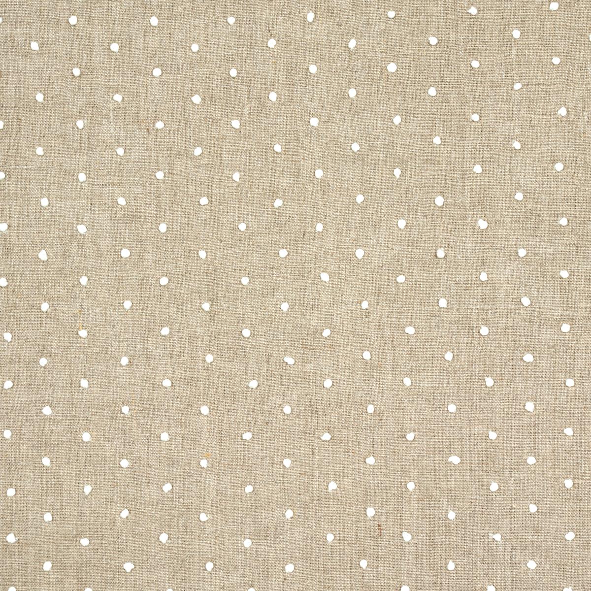 Schumacher Pebble Embroidery Linen Fabric