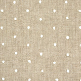 Schumacher Pebble Embroidery Linen Fabric