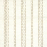 Schumacher Piero Stripe Embroidered Sheer Pearl Fabric