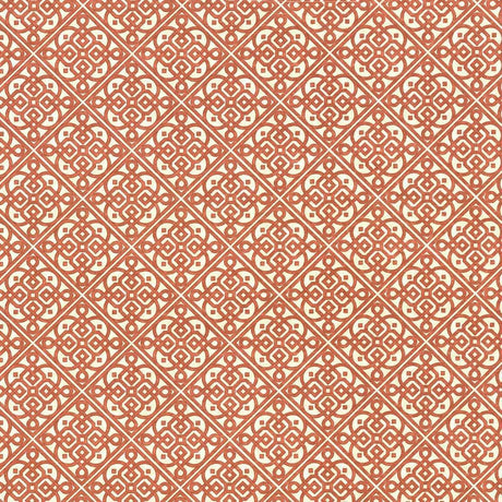 Kasmir Perot Trellis Persimmon Fabric