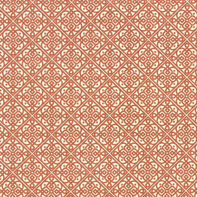 Kasmir Perot Trellis Persimmon Fabric